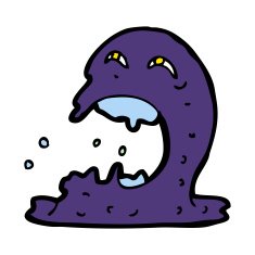 cartoon gross ghost N55