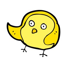 Cartoon Bird N378