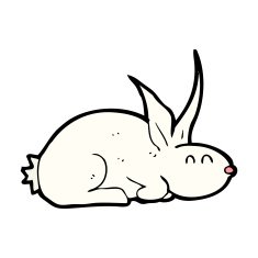 Cartoon Rabbit N139