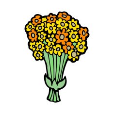 Cartoon Flowers N82