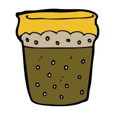 cartoon glass of beer N21