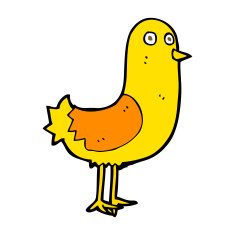 Cartoon Bird N380