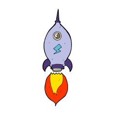 Cartoon Spaceship N53
