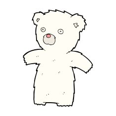 Cartoon Polar Bear N102