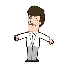 cartoon annoyed boss N10
