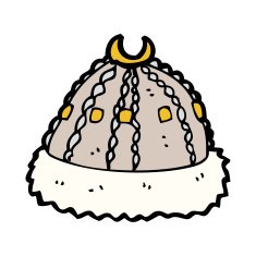 cartoon medieval hat N10