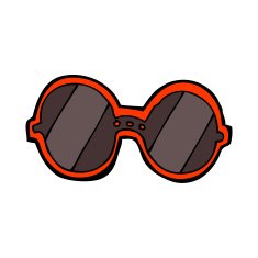 Cartoon Sunglasses N70