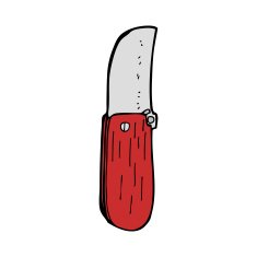 cartoon folding knife N37