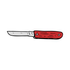 cartoon folding knife N39