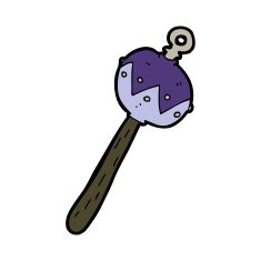 cartoon old rattle N10