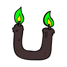 burning the candle at both ends cartoon N10