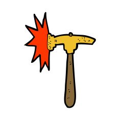 Cartoon Hammer N46