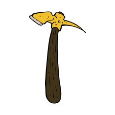 Cartoon Pick Axe N14