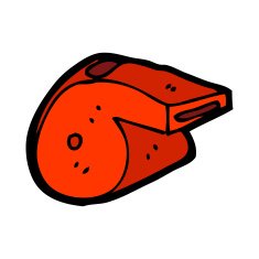 cartoon whistle N29