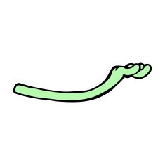 cartoon monster arm N104