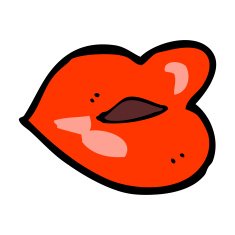 Cartoon Lips N22
