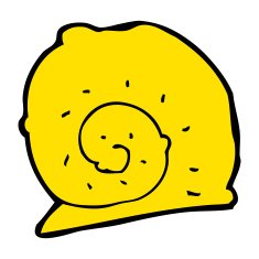 cartoon snail shell N10