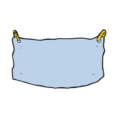 cartoon cloth banner N10