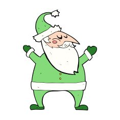 Cartoon Santa Claus N348