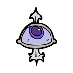 cartoon eye symbol N10