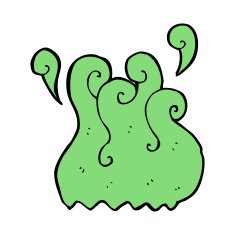 green smoke cartoon element N5
