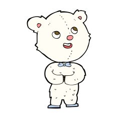 cartoon cute teddy bear N45