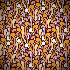 elongated drops doodle pattern