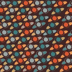 Abstract floral seamless background