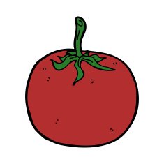 Cartoon Tomato N147