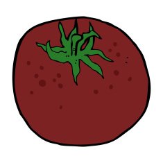 Cartoon Tomato N148