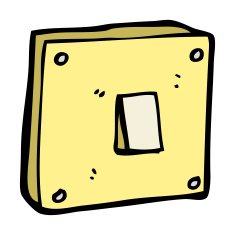 Cartoon Light Switch N32
