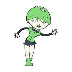 Cartoon Vampire Girl N246