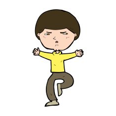 cartoon angry man N108
