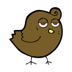 Cartoon Bird N388