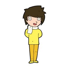 cartoon friendly man N26
