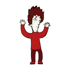 cartoon vampire giving up N11