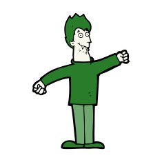 cartoon happy vampire N44
