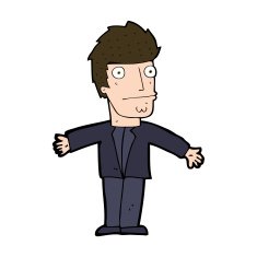 cartoon confused man N64