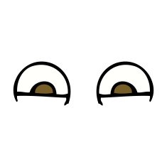 Cartoon Eyes N129