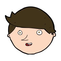 Cartoon Happy Face N56
