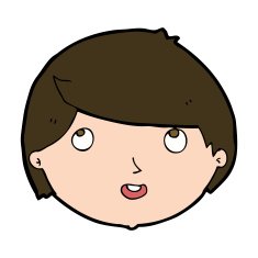 Cartoon Happy Face N57