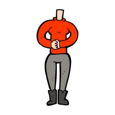 cartoon female body (add photos or mix and match cartoons) N254
