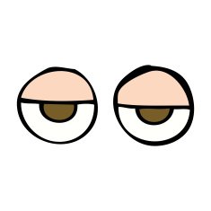 Cartoon Eyes N134