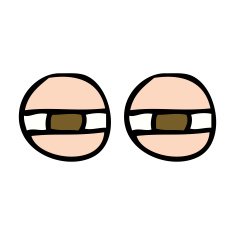 Cartoon Eyes N135