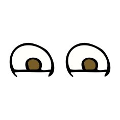 Cartoon Eyes N136