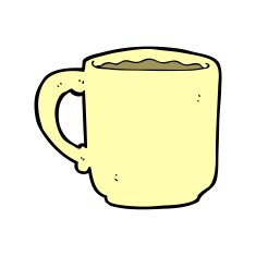 Cartoon Coffee Mug N49