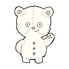 Cartoon Polar Bear Cub N64