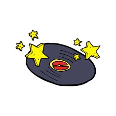 cartoon magic old vinyl record N9