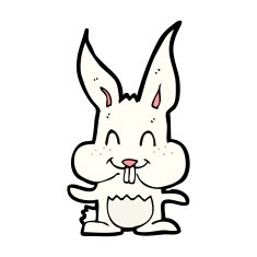 Cartoon Rabbit N140
