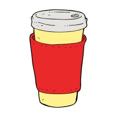 Cartoon Coffee Cup N49